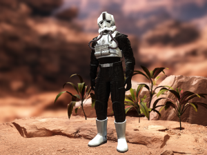 Star wars imperial v-wing pilot 3D Model