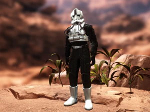 Star wars imperial v-wing pilot 3D Model