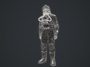 Star wars imperial v-wing pilot 3D Model