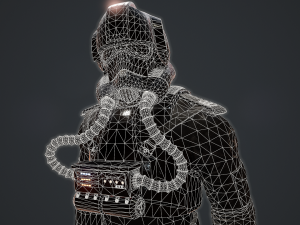 Star wars imperial v-wing pilot 3D Model