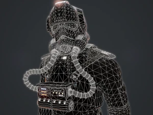 Star wars imperial v-wing pilot 3D Model