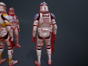 Star wars clone trooper phase 2 pack 1 3D Model
