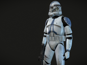 Star wars clone trooper phase 2 pack 1 3D Model