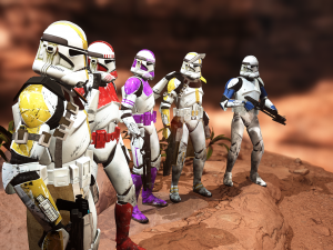 Star wars clone trooper phase 2 pack 2 Modelo 3D