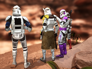 Star wars clone trooper phase 2 pack 2 Modelo 3D