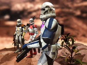 Star wars clone trooper phase 2 pack 2 3D Model