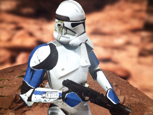 Star wars clone trooper phase 2 pack 2 Modelo 3D
