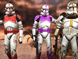 Star wars clone trooper phase 2 pack 2 3D Model