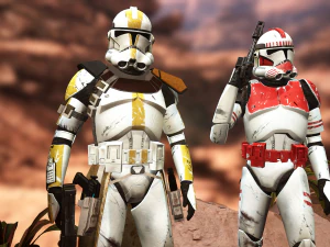 Star wars clone trooper phase 2 pack 2 3D Model