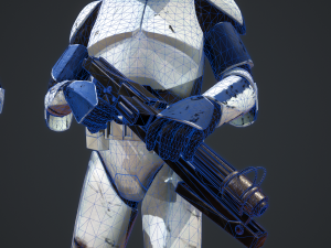 Star wars clone trooper phase 2 pack 2 Modelo 3D