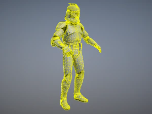 star wars clone trooper phase 1 3D Model