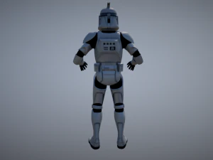 star wars clone trooper phase 1 3D Model