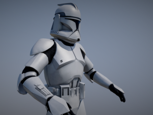 star wars clone trooper phase 1 Modelo 3D