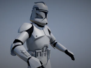star wars clone trooper phase 1 3D Model