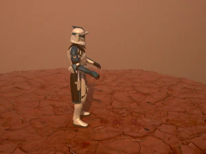 star wars clone trooper phase 1 heavy 3D Model