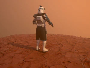 star wars clone trooper phase 1 heavy 3D Model