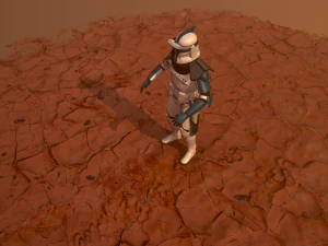 star wars clone trooper phase 1 heavy 3D Model