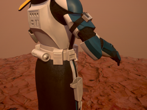 star wars clone trooper phase 1 heavy 3D Модель