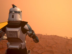 star wars clone trooper phase 1 heavy 3D Model