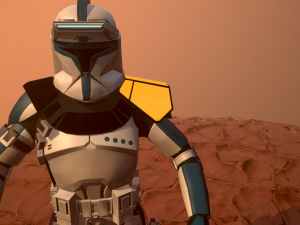 star wars clone trooper phase 1 heavy 3D Модель