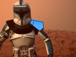 star wars clone trooper phase 1 heavy 3D Модель