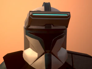 star wars clone trooper phase 1 heavy 3D Model