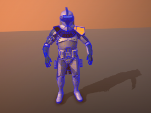 star wars clone trooper phase 1 heavy 3D Модель