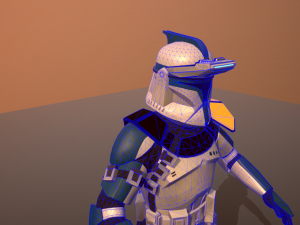 star wars clone trooper phase 1 heavy 3D Модель