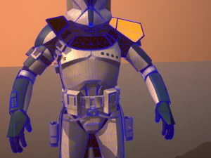 star wars clone trooper phase 1 heavy 3D Model