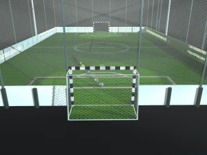 soccer field 3D Model