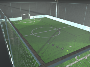 soccer field 3D 模型