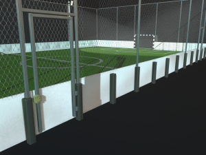 soccer field 3D 模型