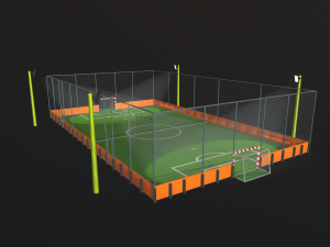 soccer field 3D 模型