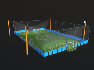 soccer field 3D 模型