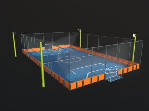 soccer field 3D 模型