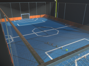soccer field 3D 模型