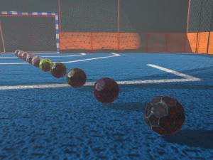 soccer field 3D Model