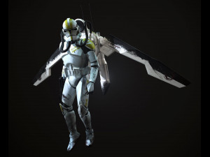 clone trooper phase 2 sky trooper 3Dモデル