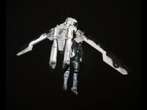 clone trooper phase 2 sky trooper 3D Model
