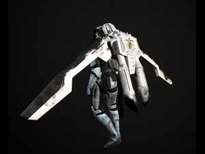 clone trooper phase 2 sky trooper 3Dモデル