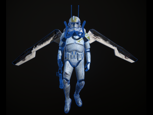 clone trooper phase 2 sky trooper 3Dモデル