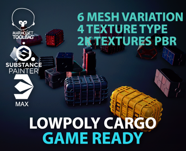 star wars cargo pack 1 3D Model .c4d .max .obj .3ds .fbx .stl .blend 