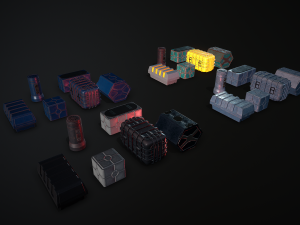 star wars cargo pack 1 3D Model