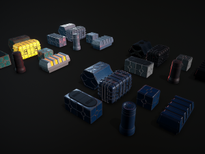 star wars cargo pack 1 3D Model