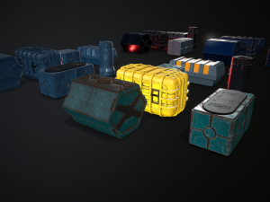 star wars cargo pack 1 3D Model