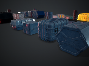star wars cargo pack 1 3D Model