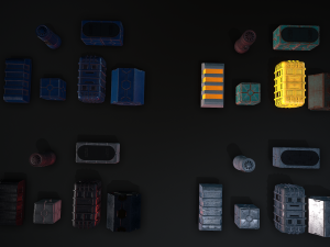 star wars cargo pack 1 3D Model
