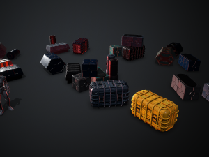 star wars cargo pack 1 3D Model