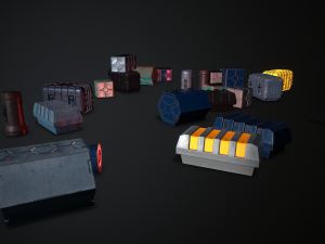 star wars cargo pack 1 3D Model