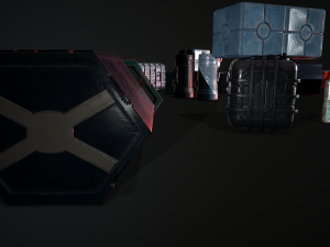 star wars cargo pack 1 3D Model